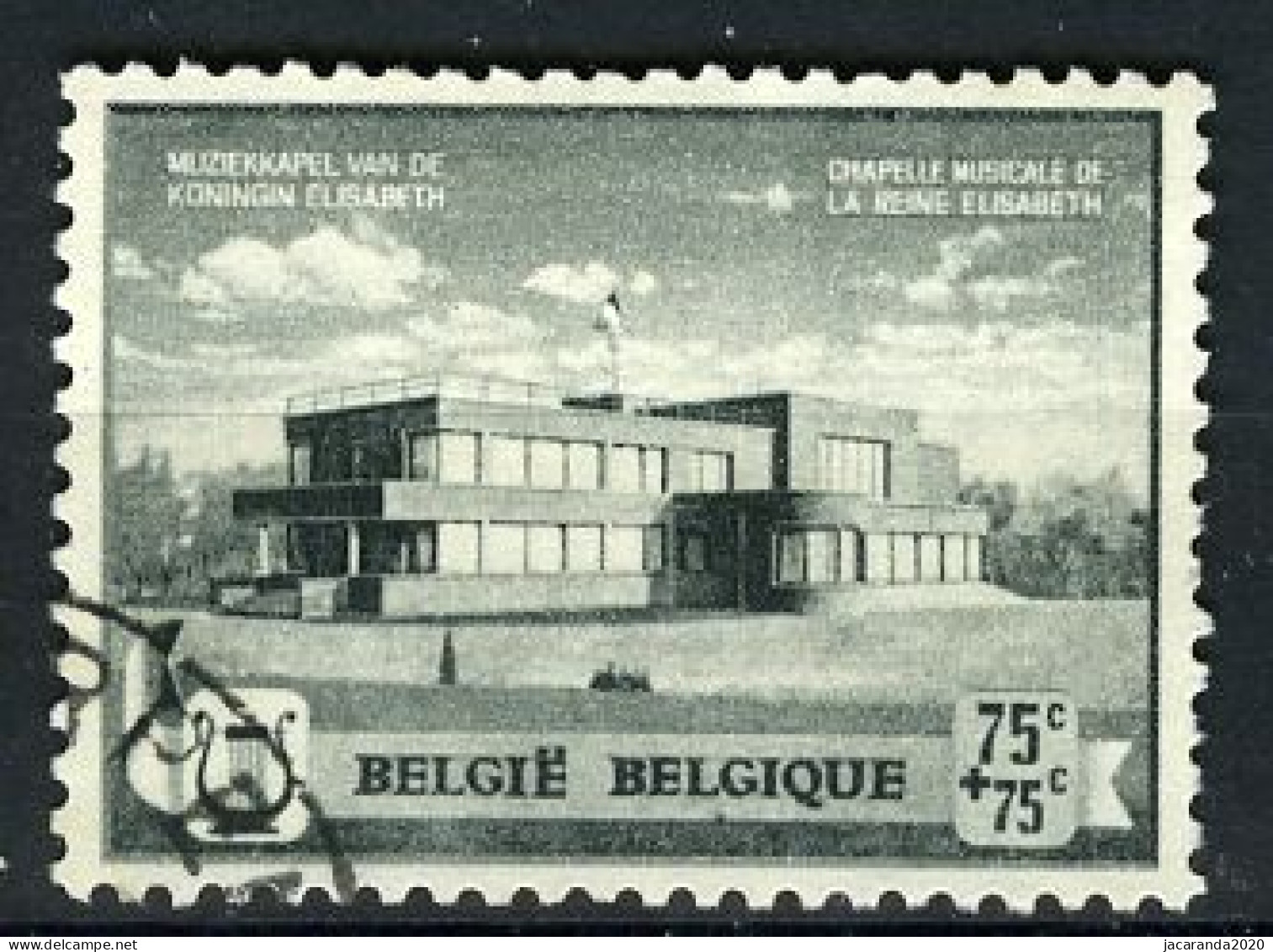 België 532 - Muziekstichting Koningin Elisabeth - Muziekkapel - Gestempeld - Oblitéré - Used - Oblitérés