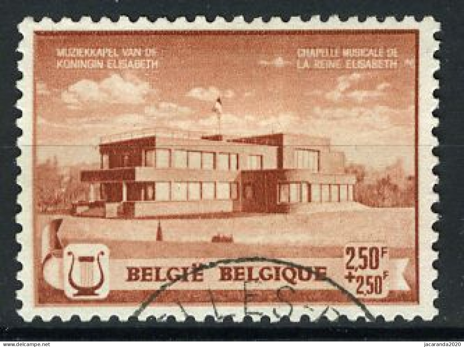 België 536 - Muziekstichting Koningin Elisabeth - Muziekkapel - Gestempeld - Oblitéré - Used - Gebruikt