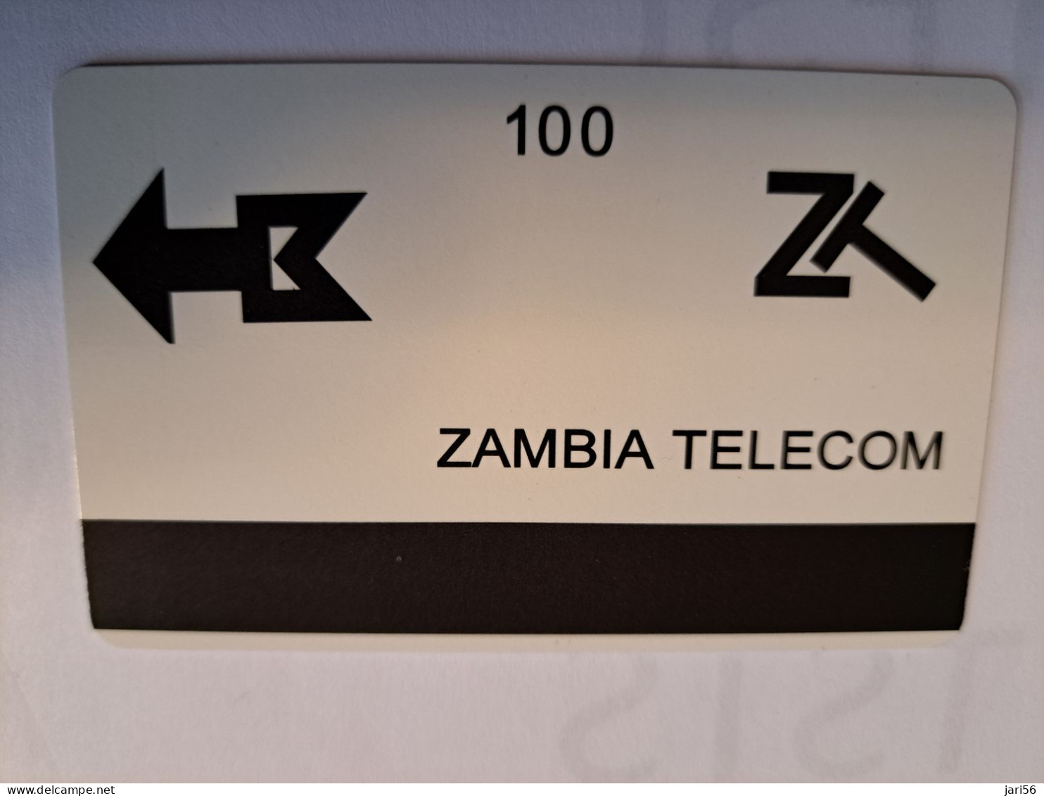 ZAMBIA  TELECOM  MAGSTRIPE   100 UNITS   - KEISER PINGUIN /  BIRD FINE USED CARD **16495** - Zambia