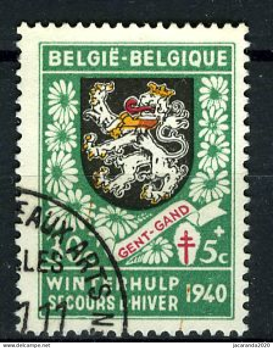 België 539 - Winterhulp - Wapens Van De Provinciehoofdplaatsen - Gent - Gestempeld - Oblitéré - Used - Oblitérés