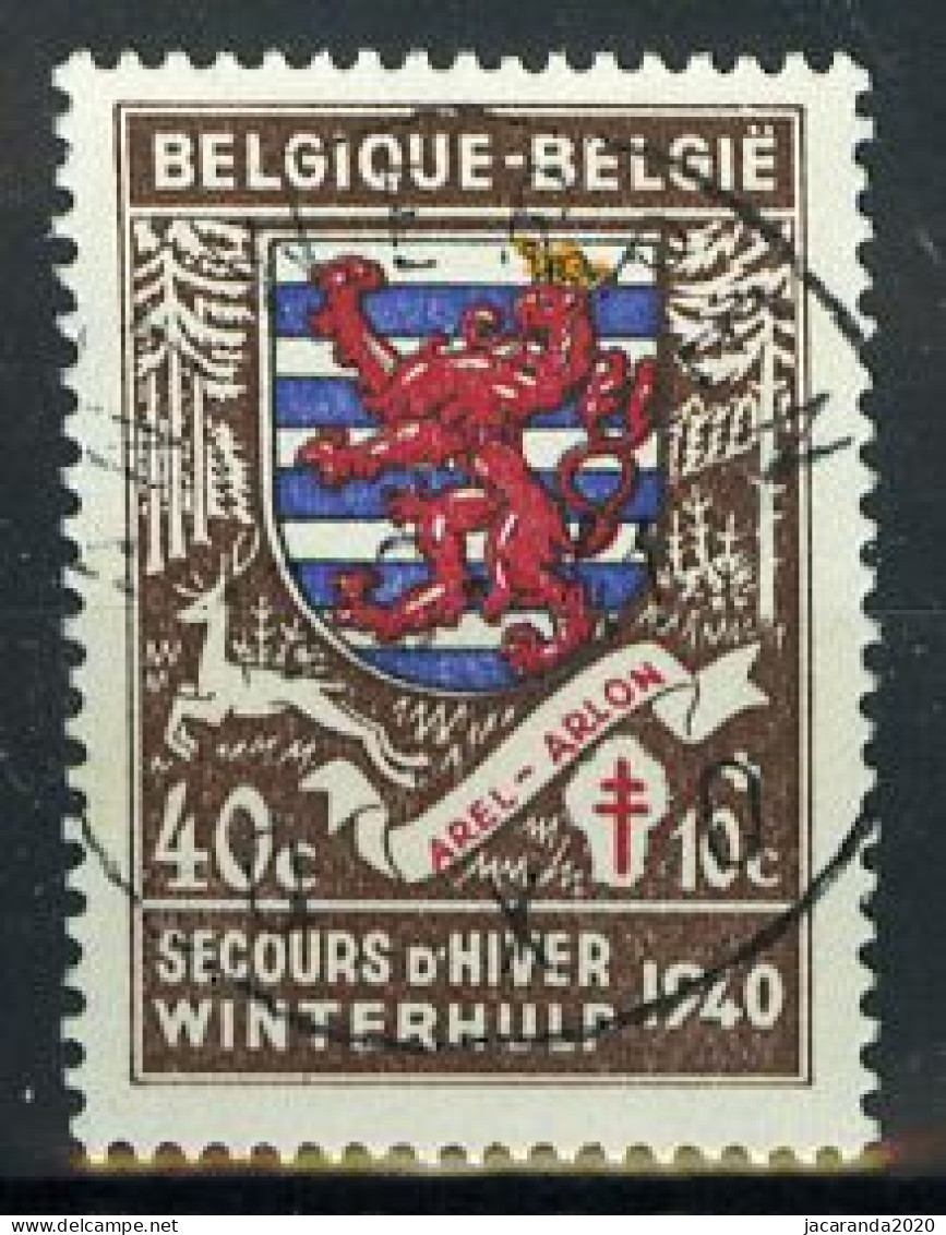 België 540 - Winterhulp - Wapens Van De Provinciehoofdplaatsen - Arlon - Gestempeld - Oblitéré - Used - Used Stamps