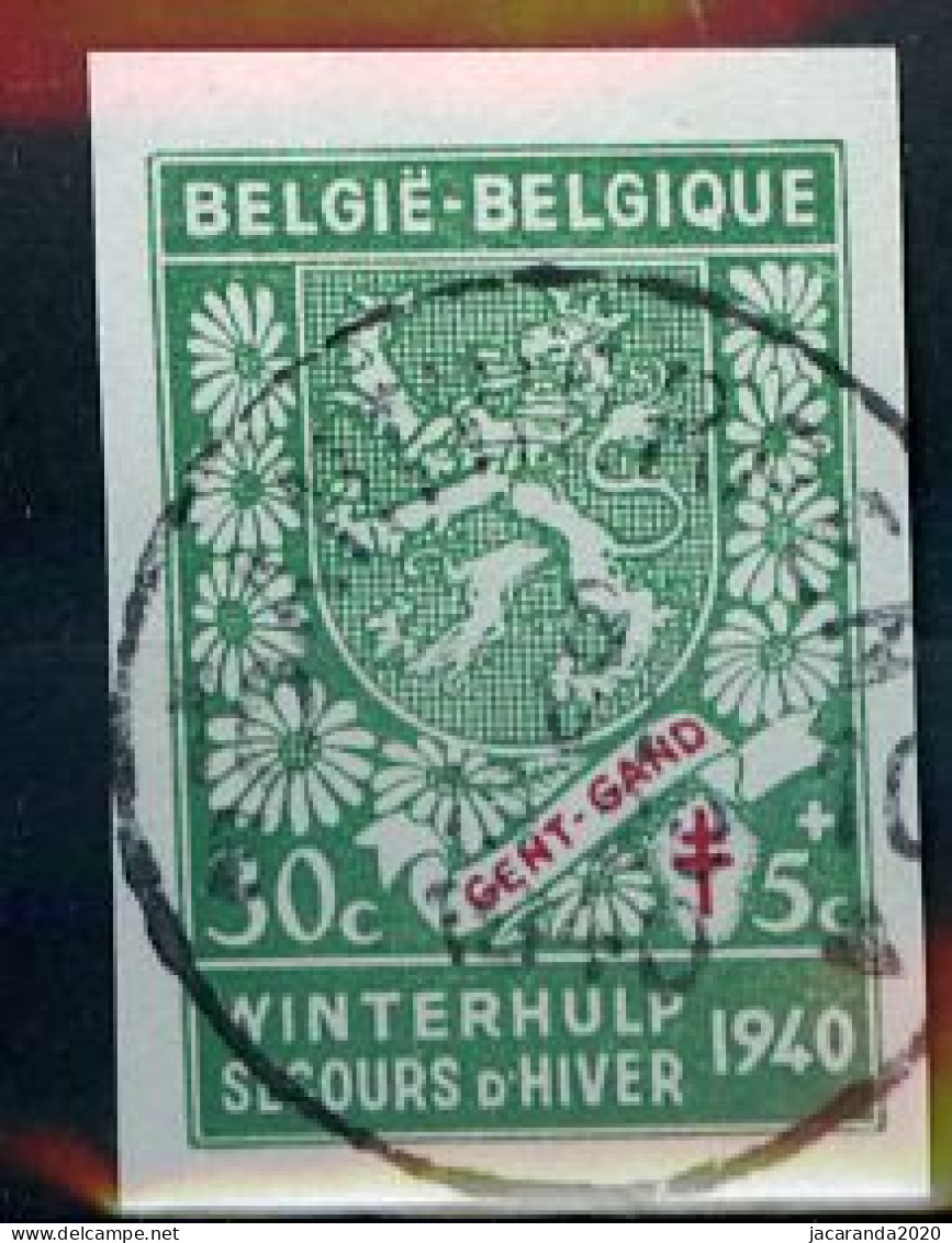 België 548A - Winterhulp - Wapens Van De Provinciehoofdplaatsen - Gent - Gestempeld - Oblitéré - Used - Gebraucht