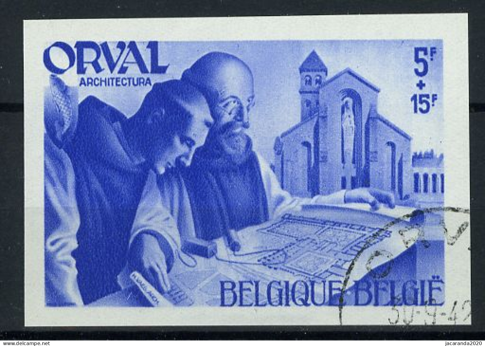 België 567B - Abdij O. L. V. Van Orval - Gestempeld - Oblitéré - Used - Gebraucht