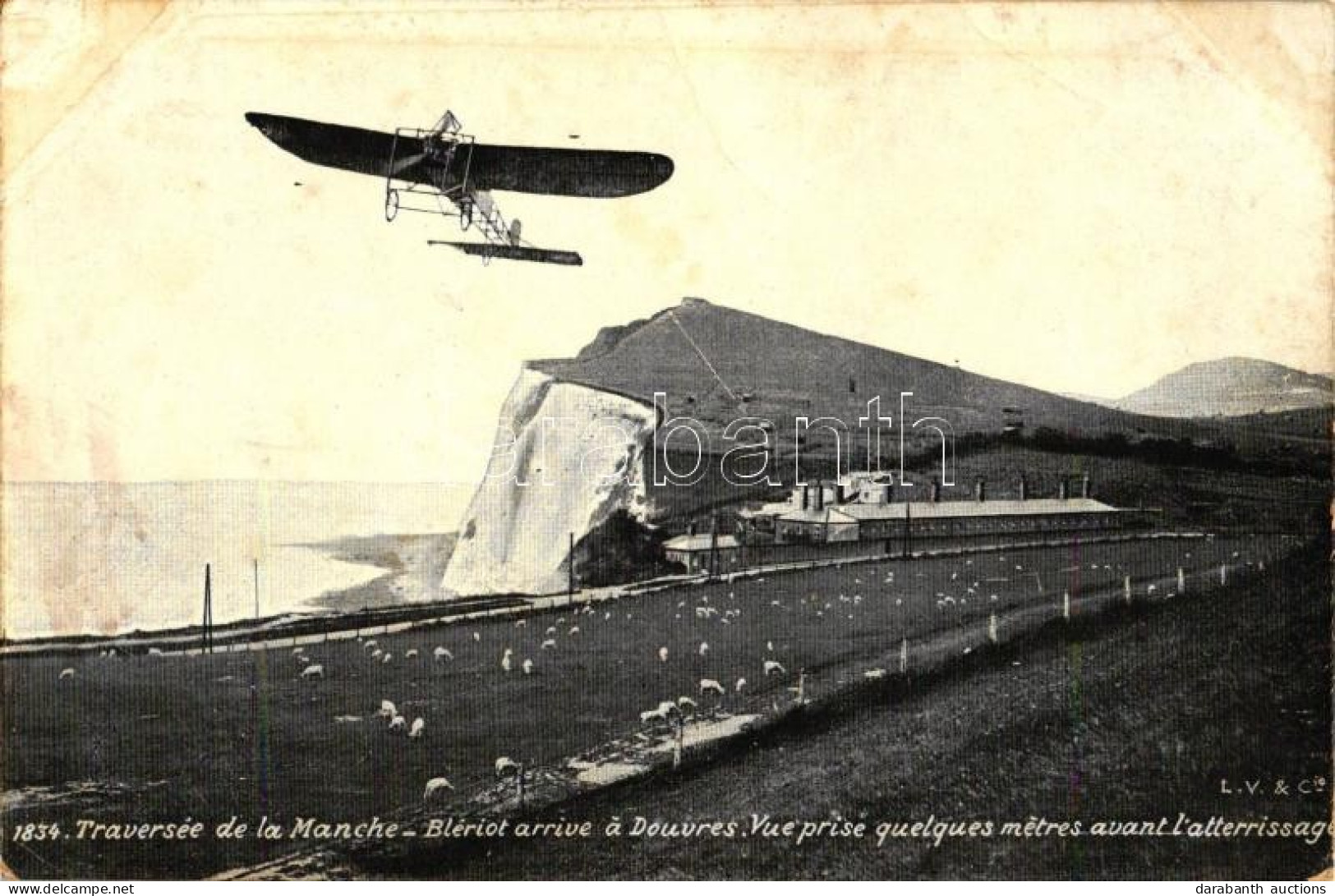 ** T3 Traversée De La Manche / Channel Crossing, Bleriot Arrives From Douvres, Aircraft (fa) - Non Classés