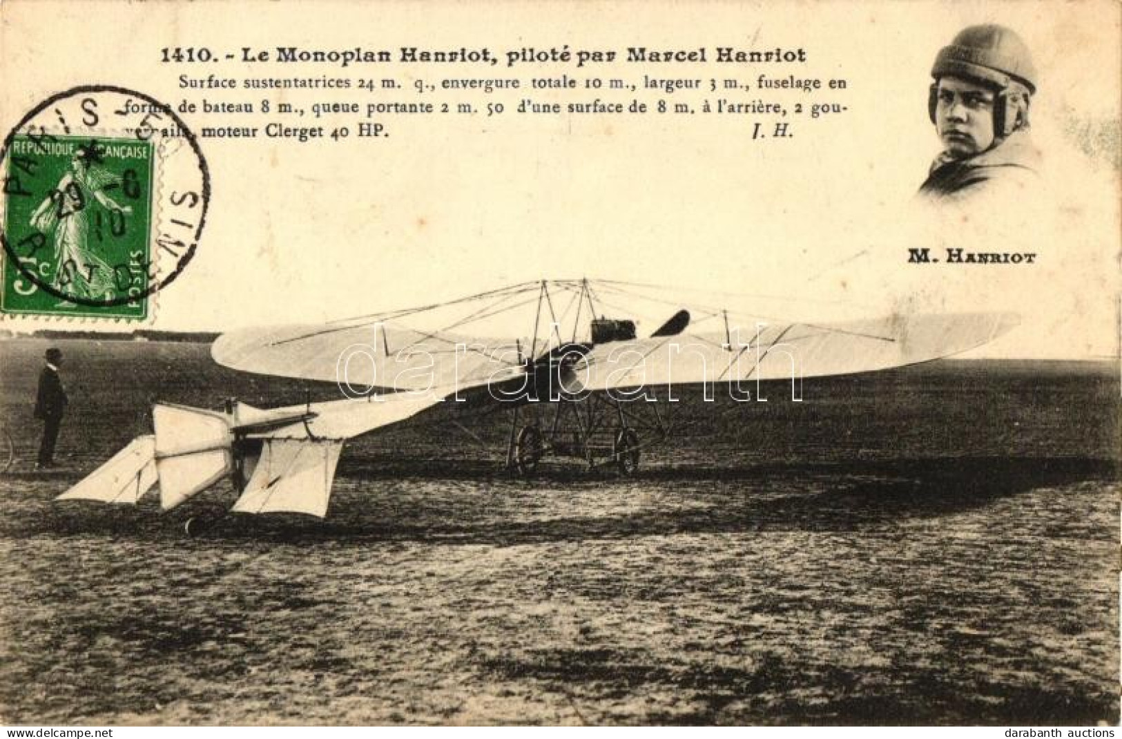 T3 Marcel Hanriot's Monoplan Aircraft (EB) - Unclassified