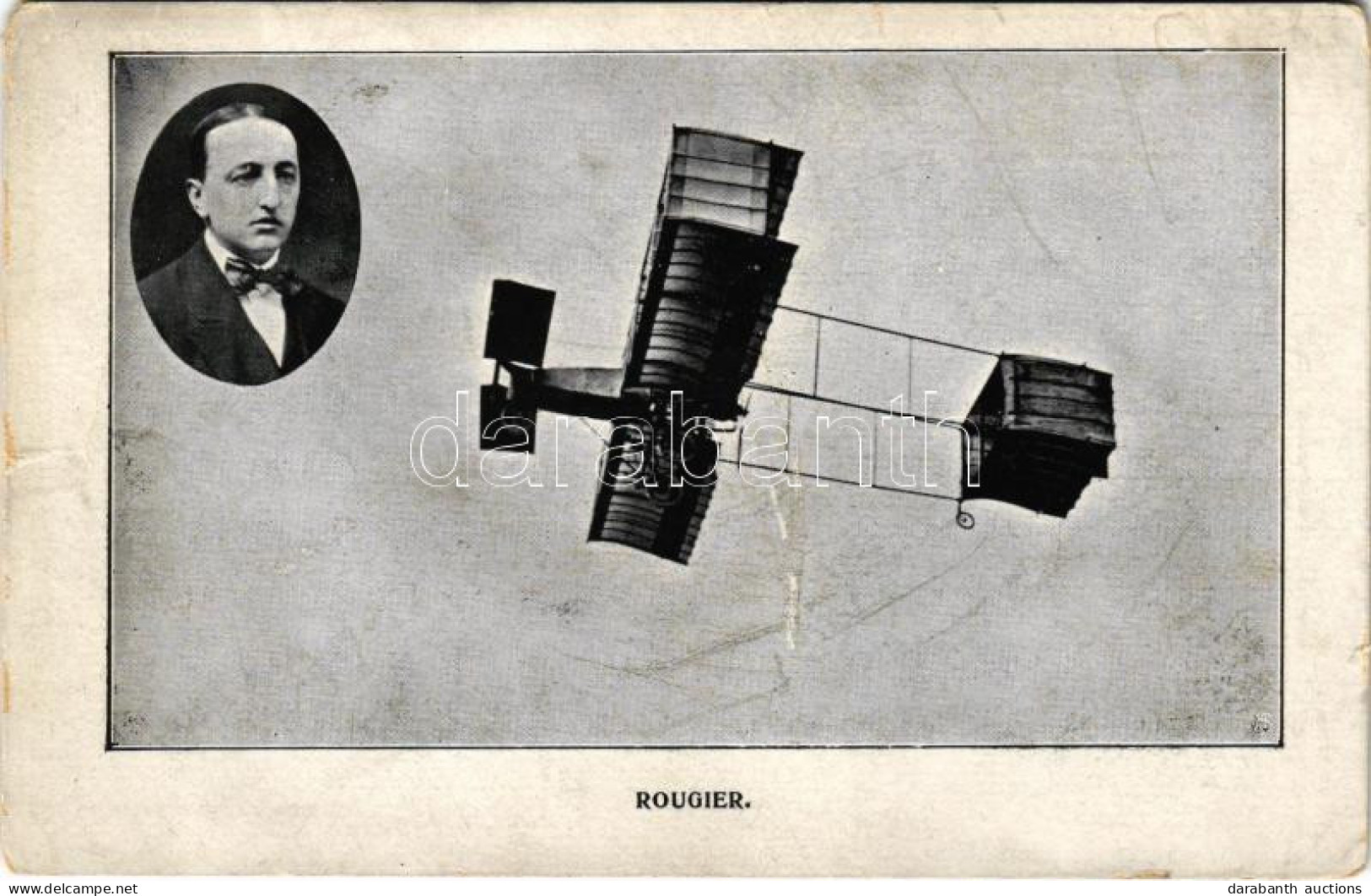 ** T3/T4 Henri Rougier, French Pioneer Aeroplane Pilot (fa) - Non Classés