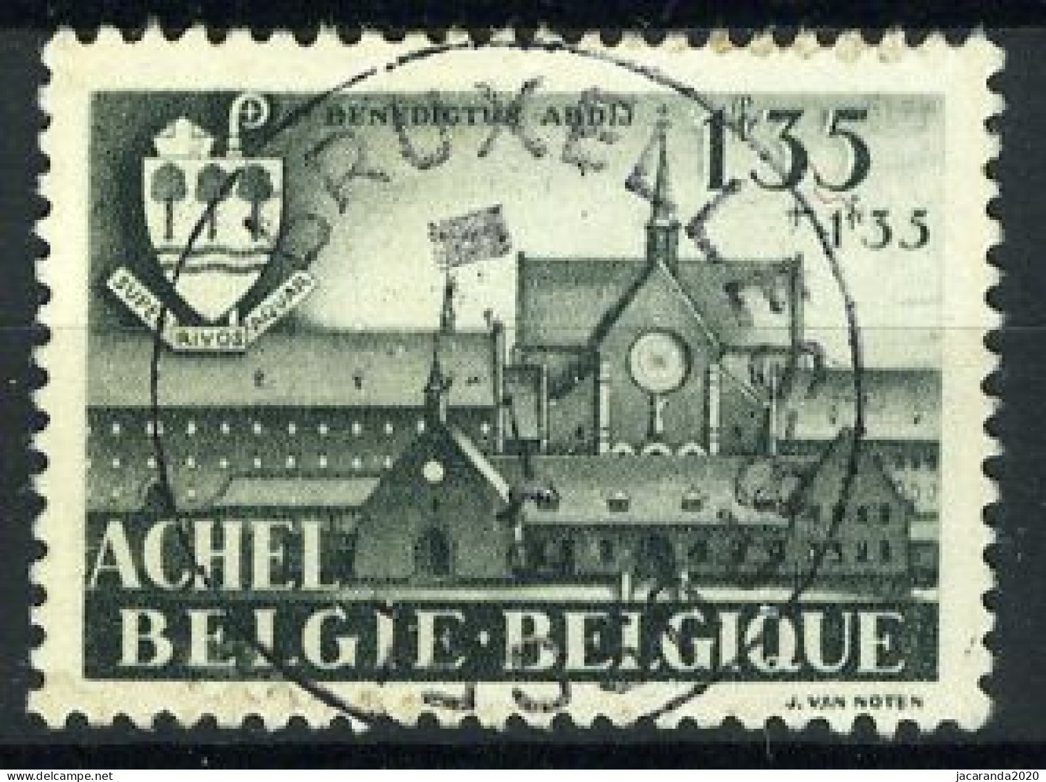 België 774 - Abdij Van Achel - Gestempeld - Oblitéré - Used - Oblitérés