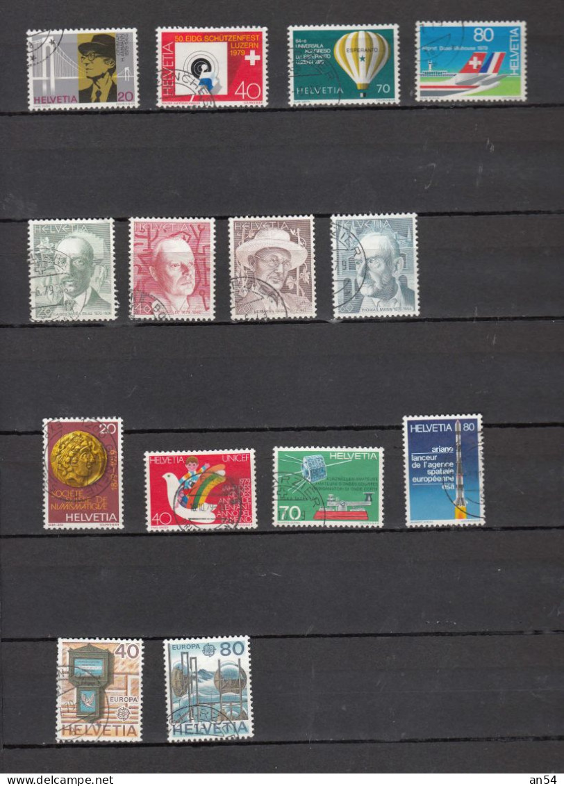 1979  LOT    OBLITERES       CATALOGUE SBK - Used Stamps