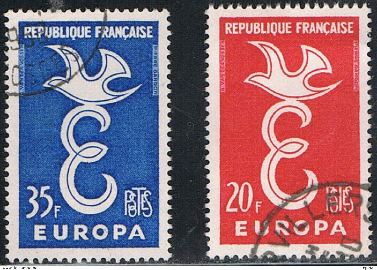 FRANCE : N° 1173 Et 1174 Oblitérés (Europa) - PRIX FIXE - - Oblitérés
