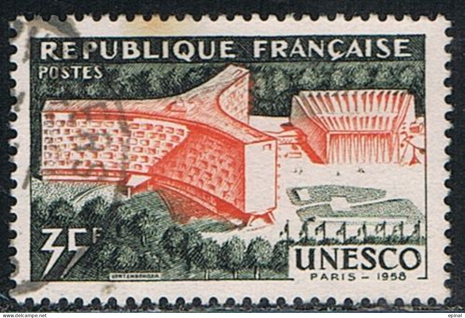 FRANCE : N° 1178 Oblitéré (Palais De L'UNESCO à Paris) - PRIX FIXE - - Oblitérés