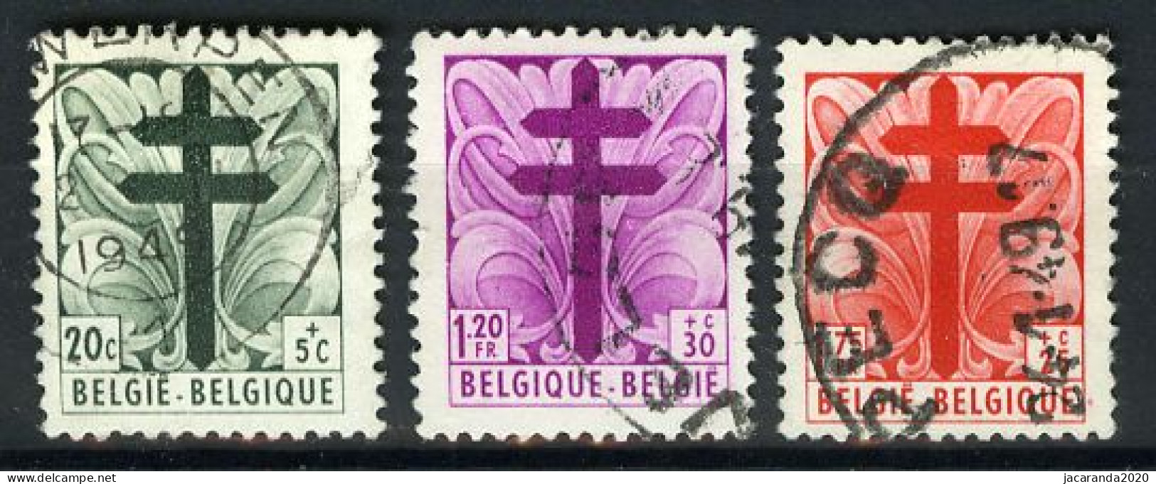 België 787/89 - Antitering - Kruis Van Lotharingen - Portretten Van De Senaat III - Gestempeld - Oblitéré - Used - Gebraucht