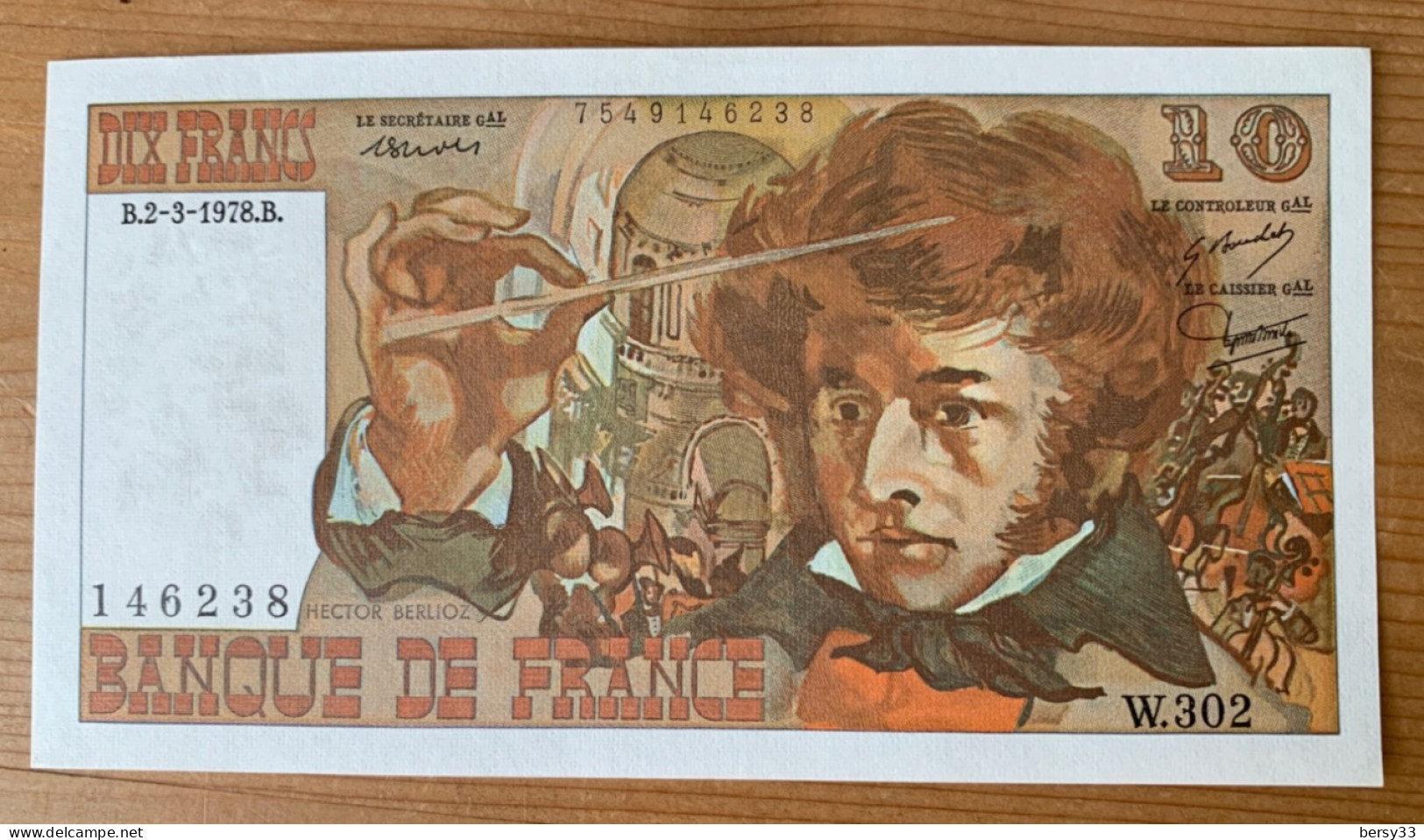 Billet 10 Francs Berlioz 2-3-1978  NEUF - 10 F 1972-1978 ''Berlioz''