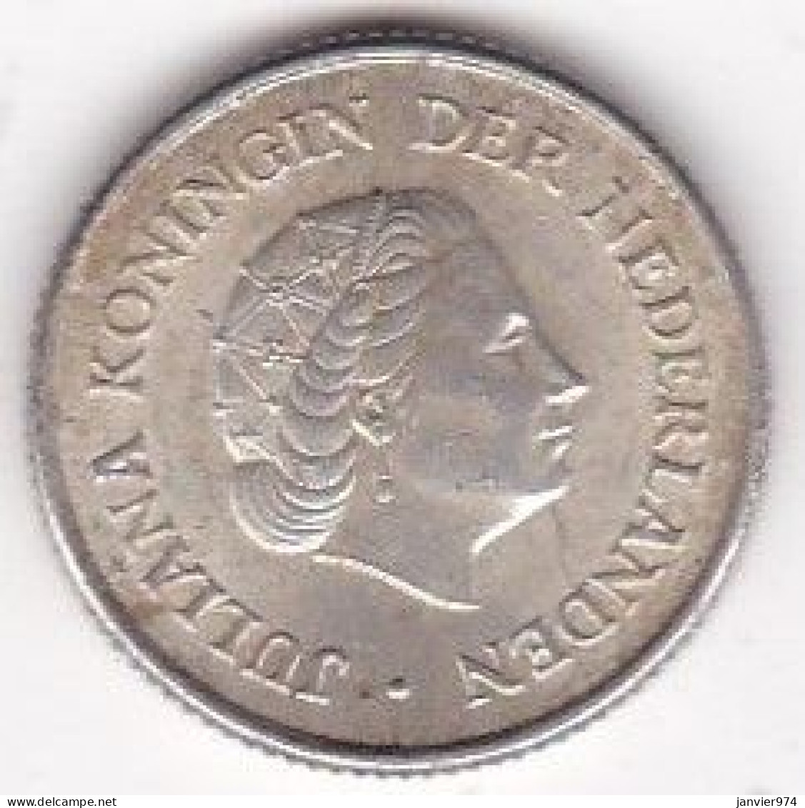Antilles Néerlandaises 1/4 Gulden 1963 Juliana, En Argent, KM# 4 - Antilles Néerlandaises