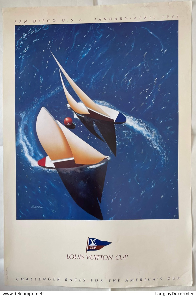 Louis Vuitton Cup 1992 • VOILE - Afiches