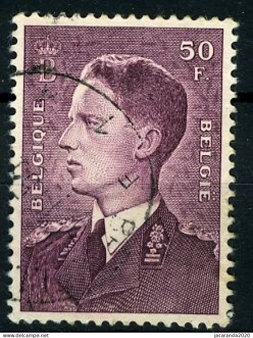 België 879 - Koning Boudewijn - Lilabruin - Gestempeld - Oblitéré - Used - Used Stamps