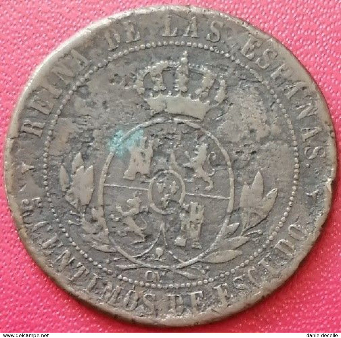 5 Centimos Espagne 1866 OM - First Minting