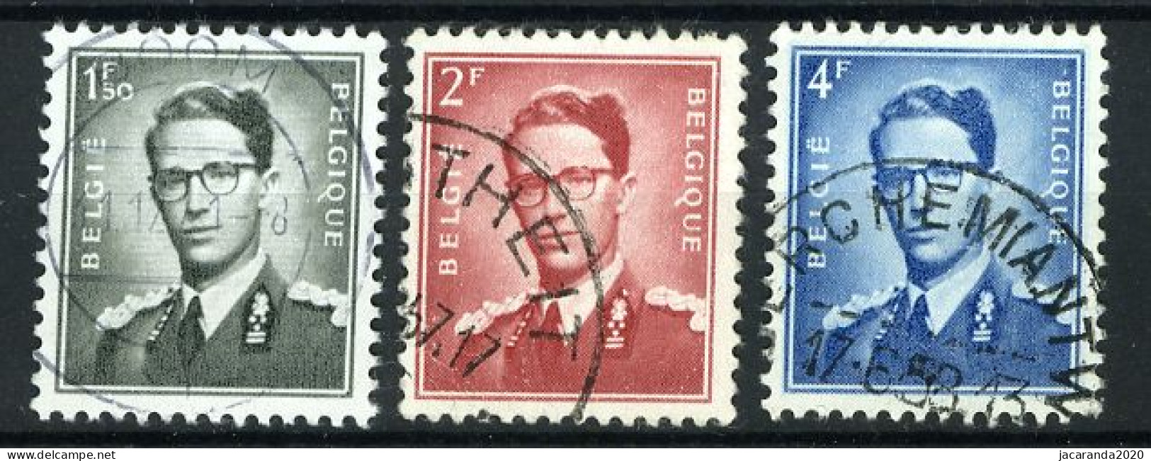 België 924/26 - Koning Boudewijn - Gestempeld - Oblitéré - Used - Used Stamps