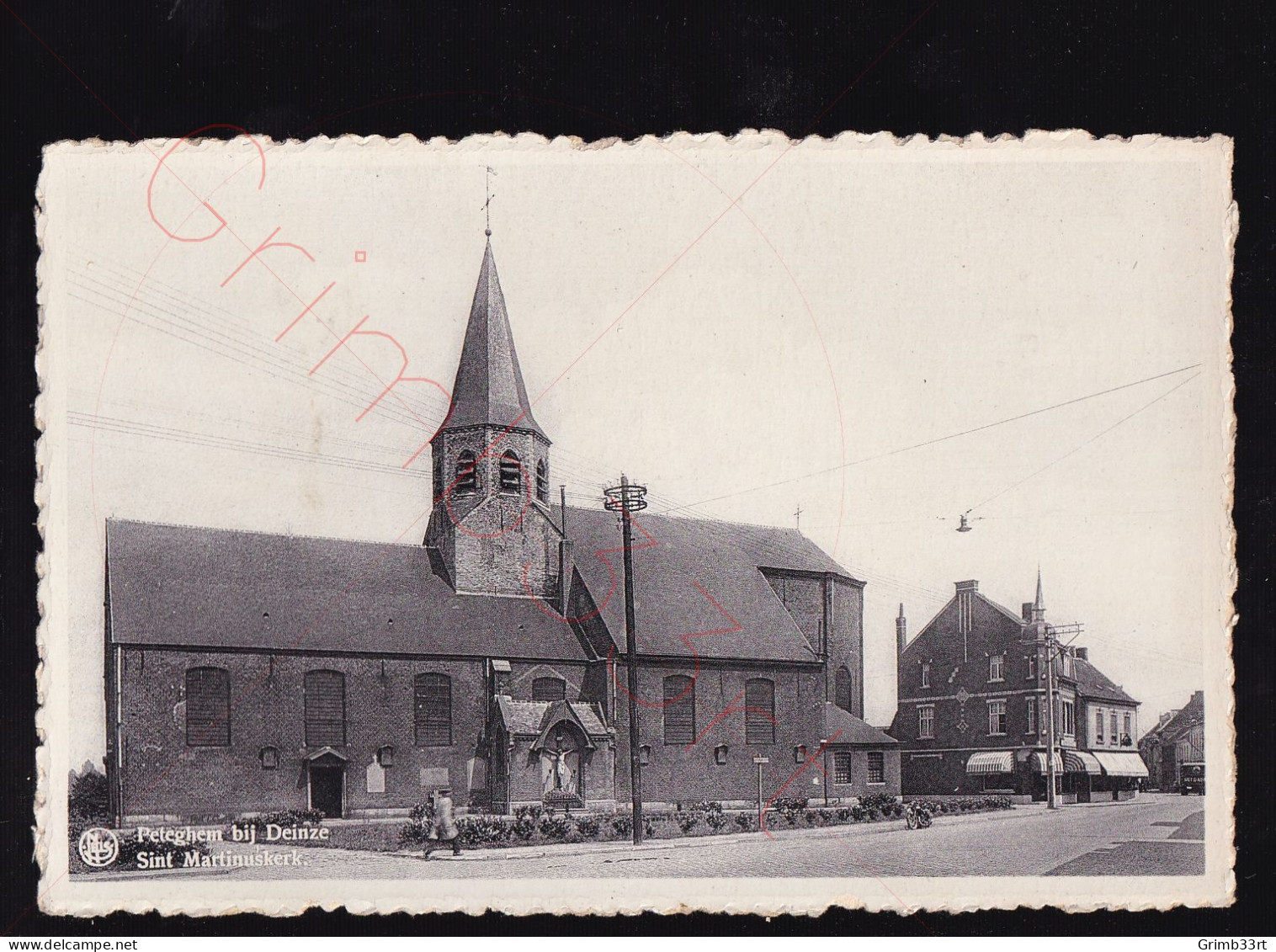 Peteghem Bij Deinze - Sint Martinuskerk - Postkaart - Deinze