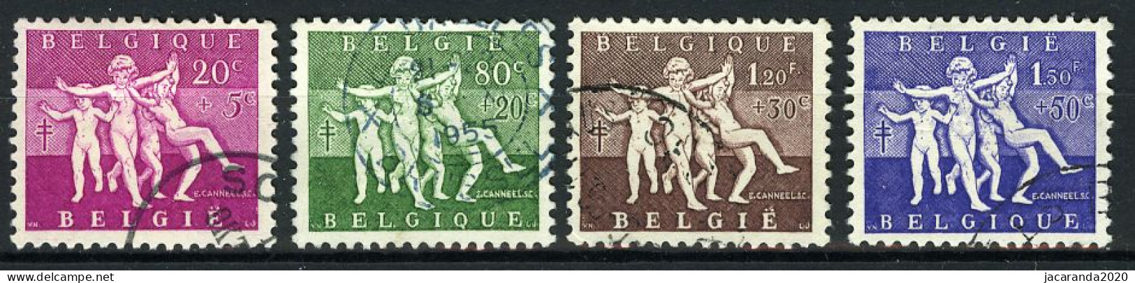 België 979/82 - Lentevreugde - Gestempeld - Oblitéré - Used - Used Stamps