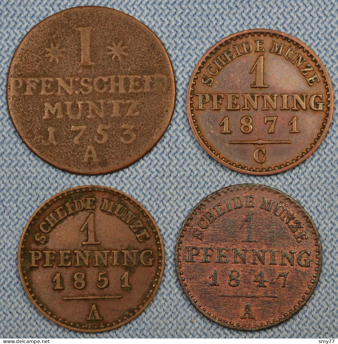 Preussen / Prussia • Lot  4x • See Details • German States / Allemagne États / Prusse • [24-606] - Verzamelingen