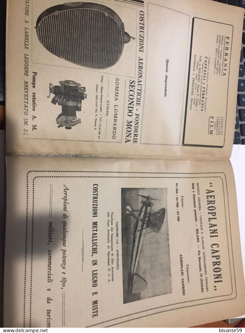 L'AEROTECNICA LIBRO DEL 1936 - Other & Unclassified