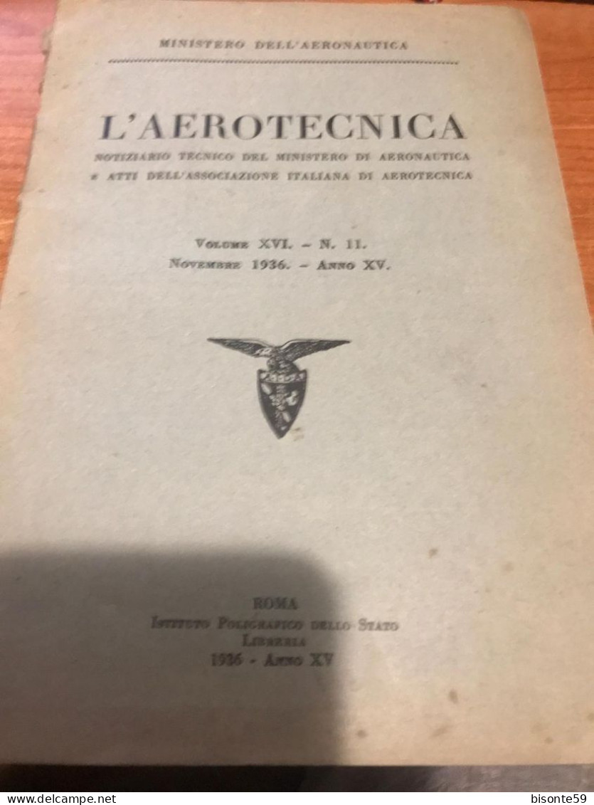 L'AEROTECNICA LIBRO DEL 1936