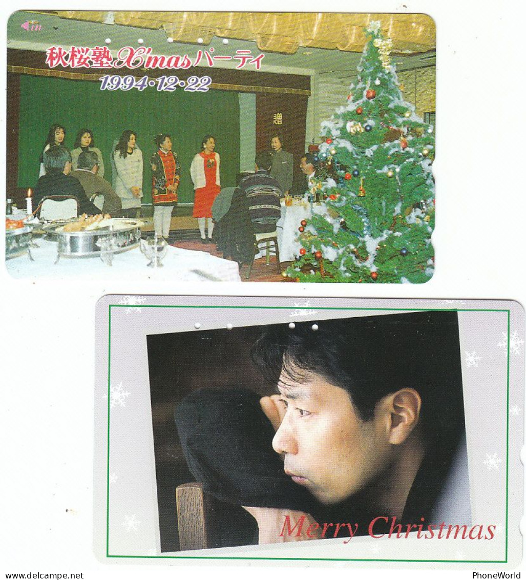 Japan, NTT 110-011, Merry Christmas,  Private 2x - Japan
