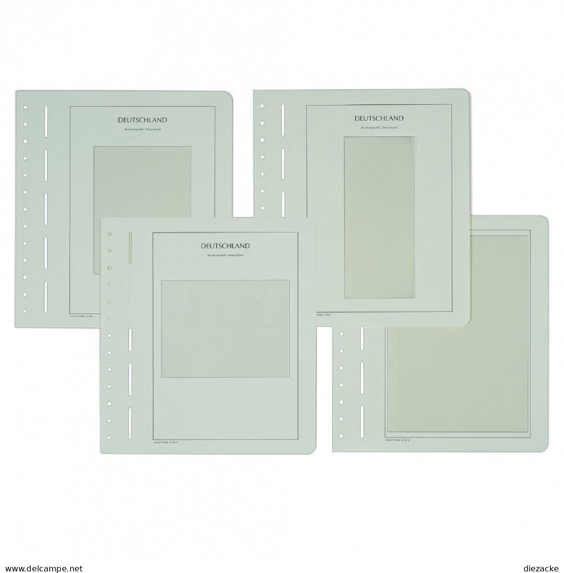 Leuchtturm Blankoblätter Für Zehnerbogen ZB9 (10er Pack) 315980 Neuwertig (VD05 - Blankoblätter