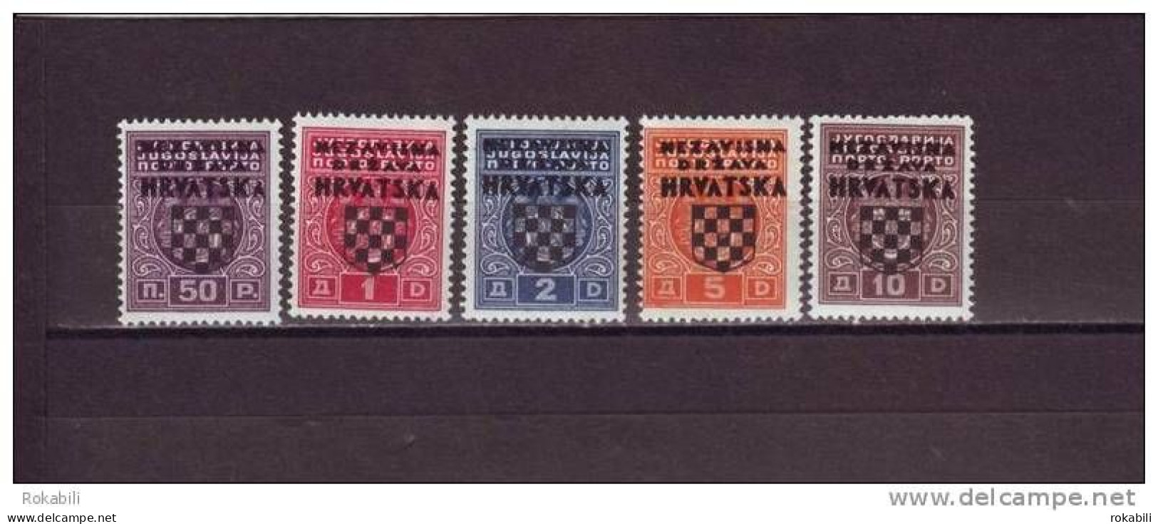 CROATIA NDH 1941...first PORTO...MNH**!!!02.1 - Croazia