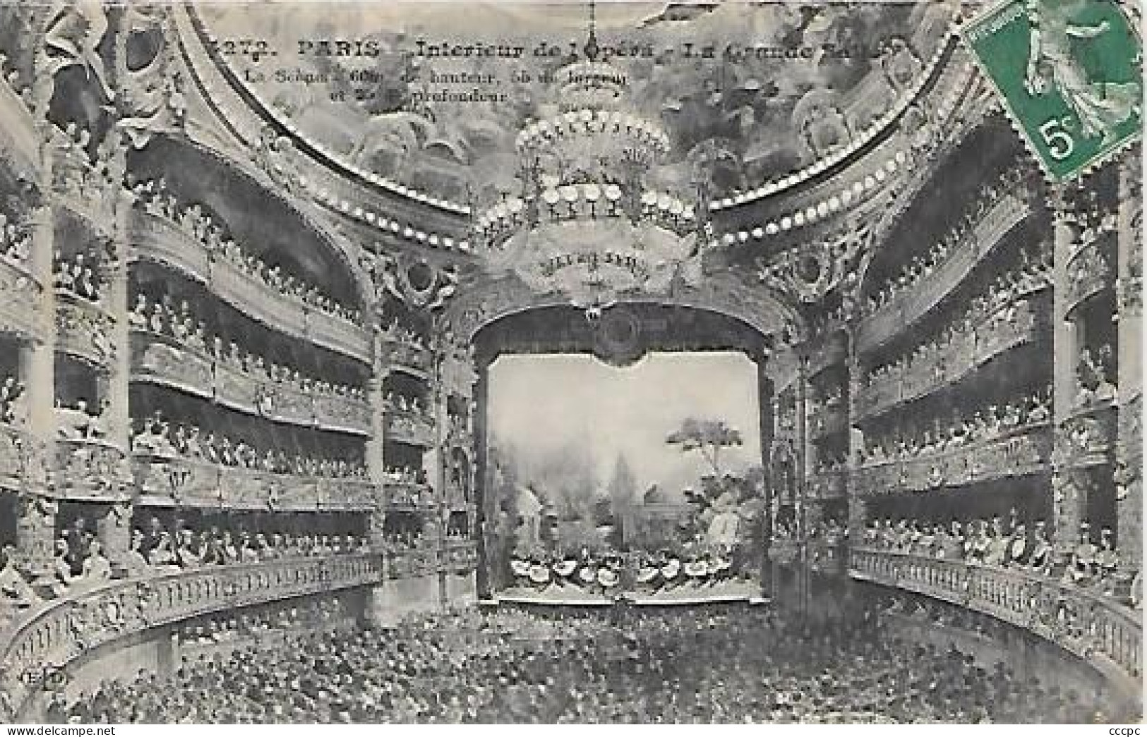 CPA Paris Intérieur De L'Opéra La Grande Salle - Arrondissement: 02