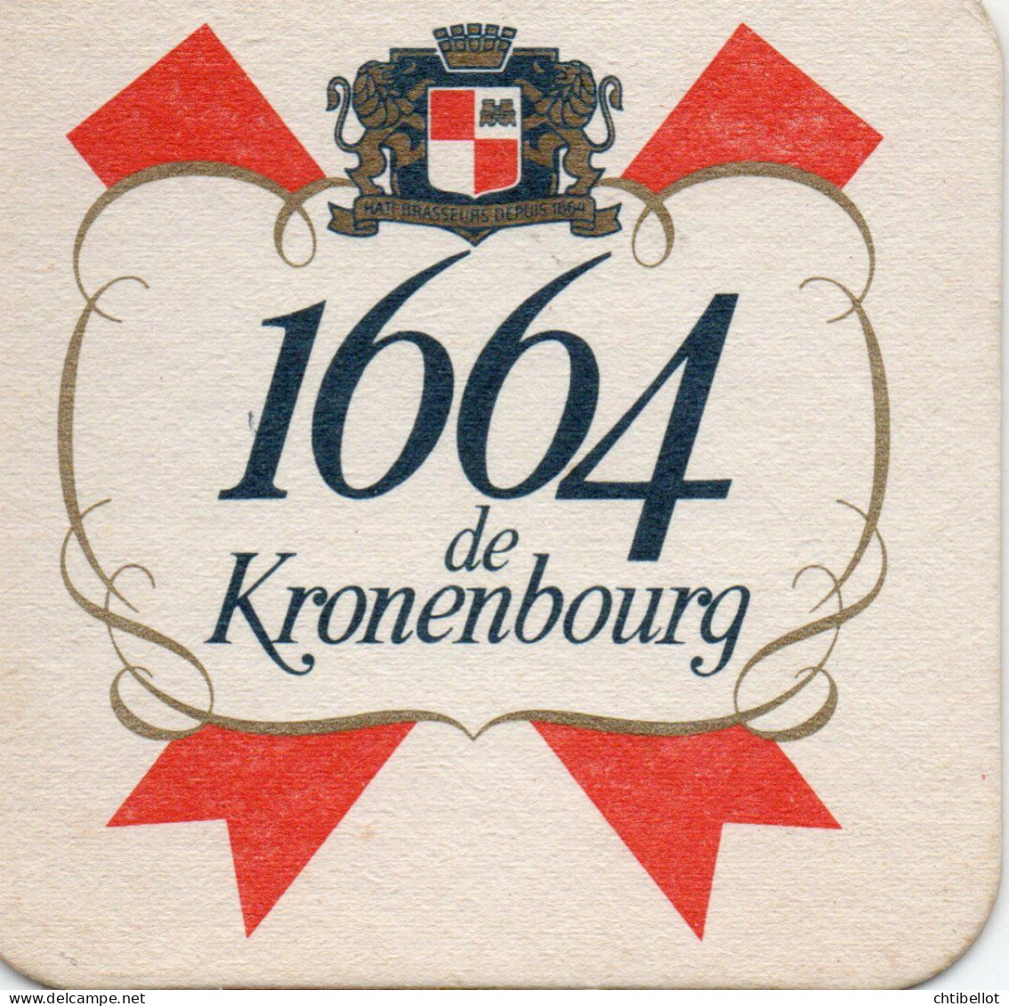 SbD172	1664 De Kronenbourg 	3 Siècles D'amour De La Bière D'Alsace - Portavasos