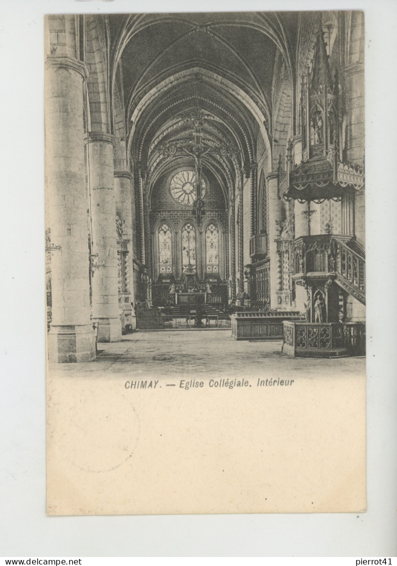 BELGIQUE - HAINAUT - CHIMAY - Eglise Collégiale - Intérieur - Chimay