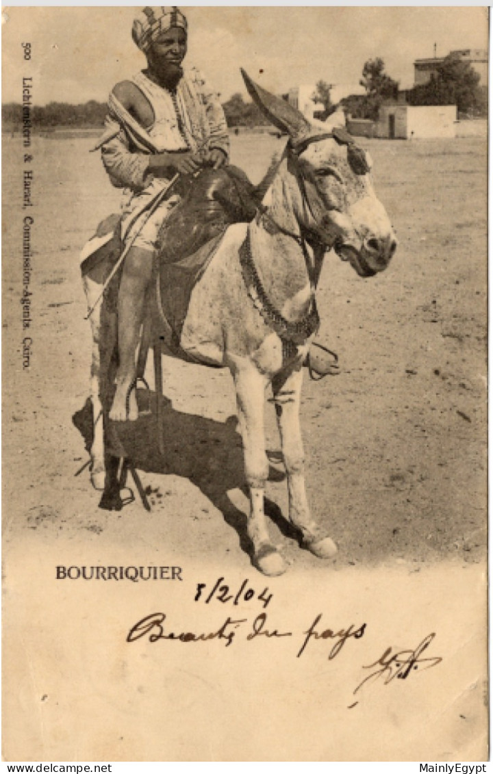 EGYPT - Boy On Donkey Postcard  1904 - EC24 - 1866-1914 Khedivato De Egipto