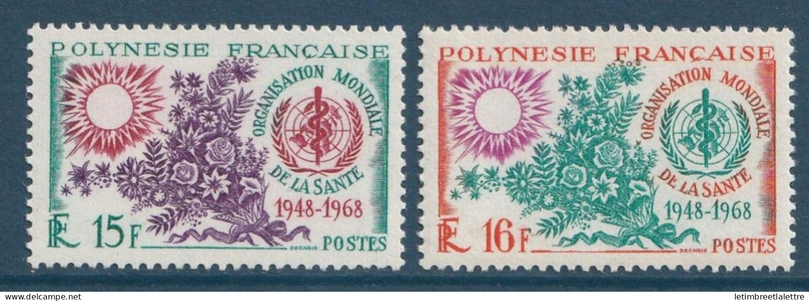 Polynésie - YT N° 60 Et 61 ** - Neuf Sans Charnière - 1968 - Ungebraucht