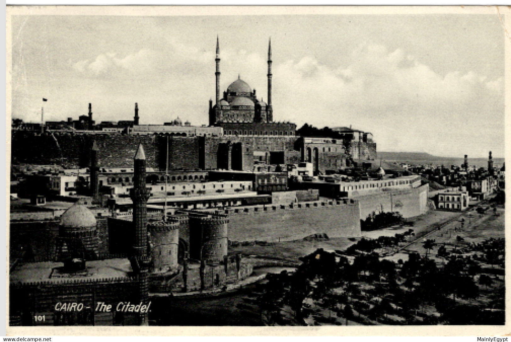 EGYPT - 11923 Postcard Of Citadel, CDS Continental Hotel Cairo  - To Belgium - EC25 - 1866-1914 Khedivate Of Egypt