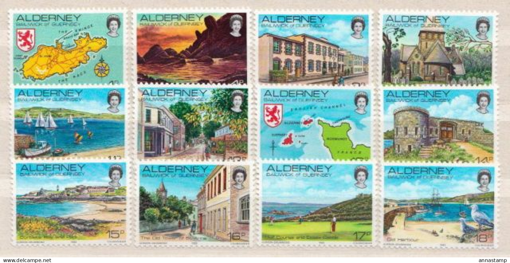 Alderney MNH Set - Other & Unclassified