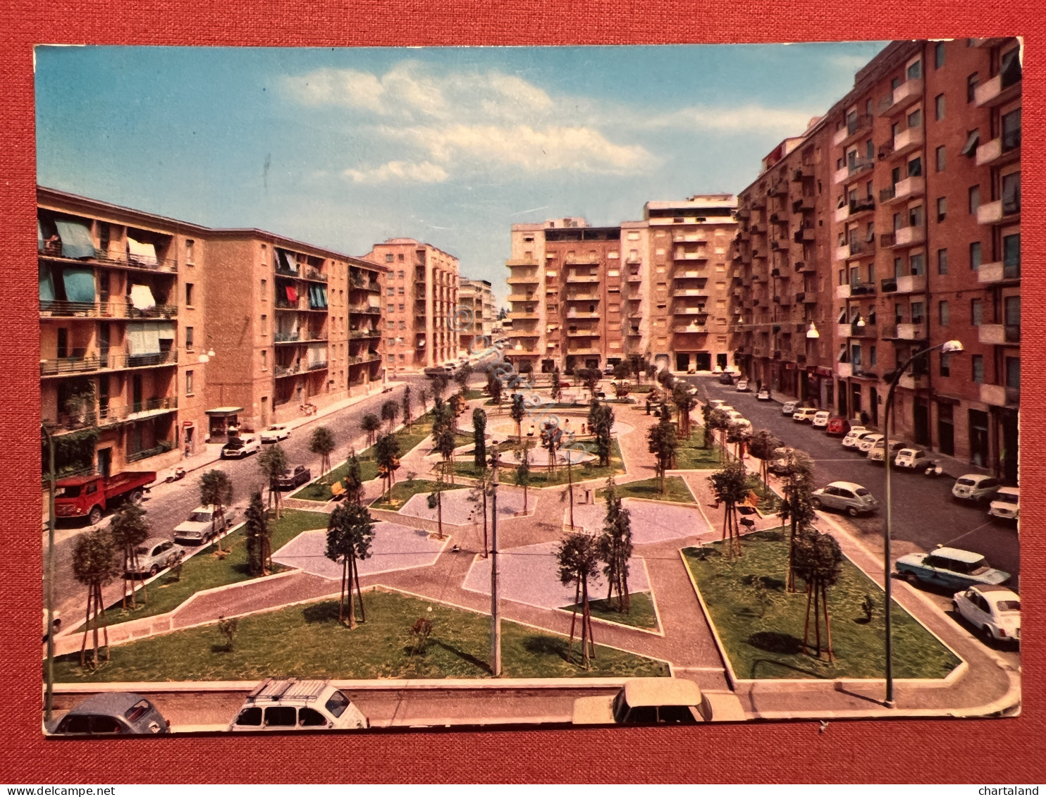 Cartolina - Cagliari - Piazza Pascoli - 1969 - Cagliari