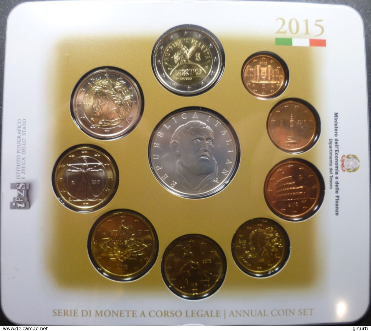 Italia - 2015 - Serie Divisionale - Con 2 € Expo E 5 € San Filippo Neri - Italy