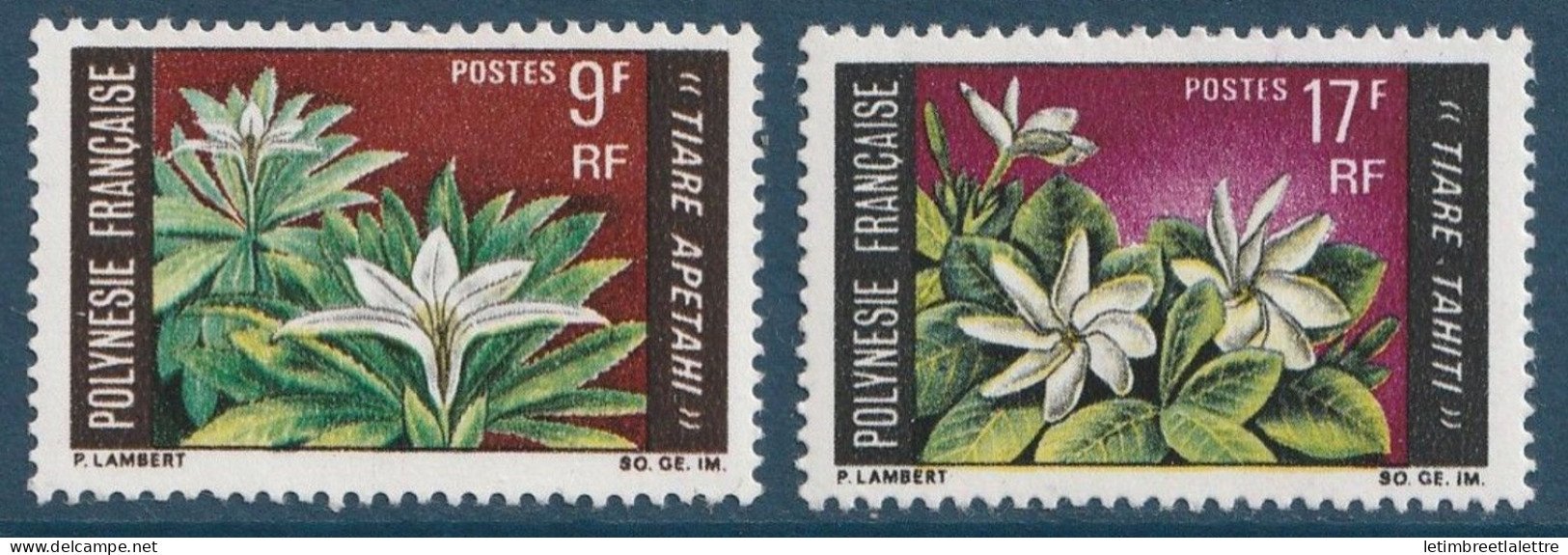 Polynésie - YT N° 64 Et 65 ** - Neuf Sans Charnière - 1969 - Ongebruikt