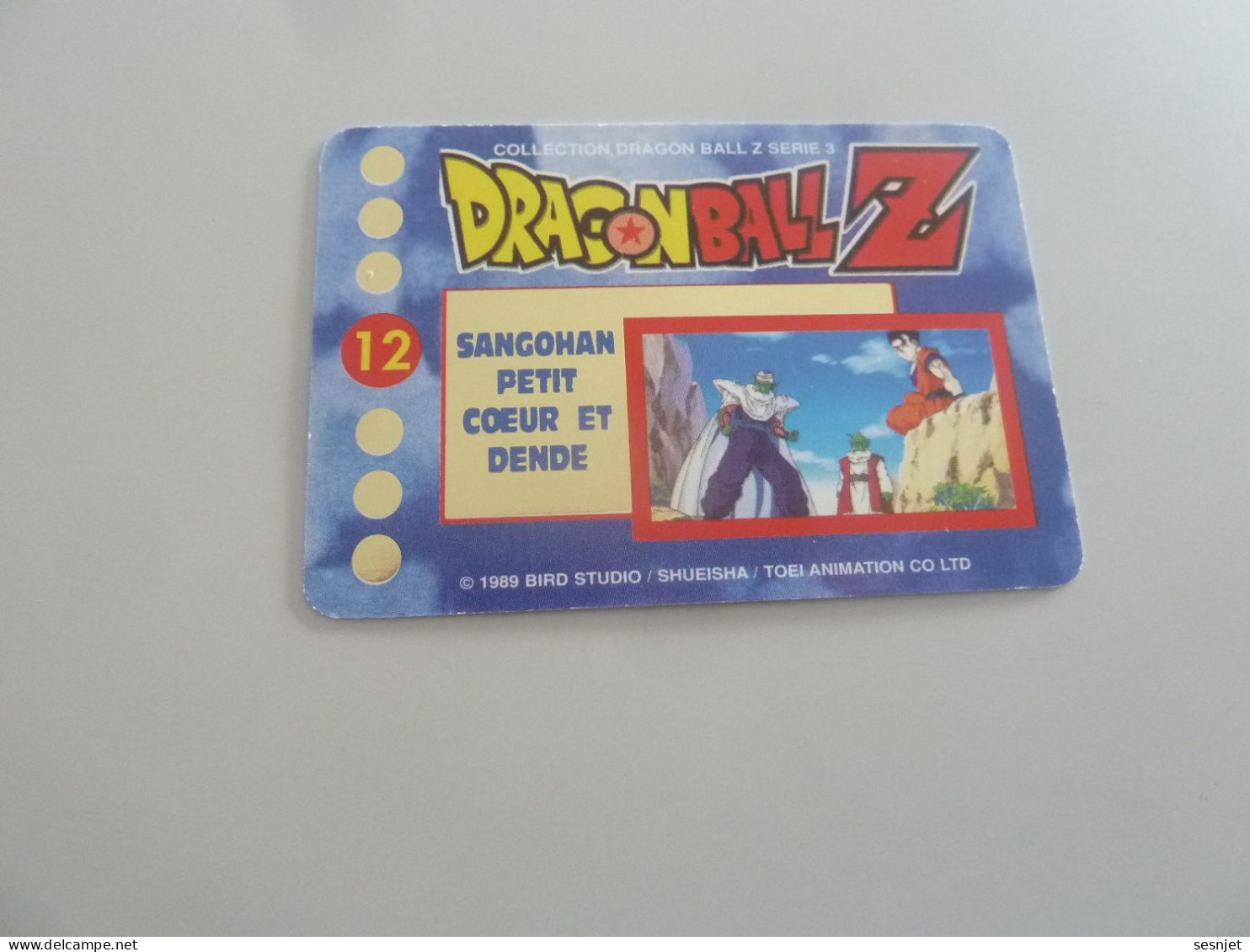 Dragon Ball Z - Série 3 - N° 12 - Sangohan Petit Coeur Et Dende - Editions Bird Studio -  Année 1989 - - Dragonball Z