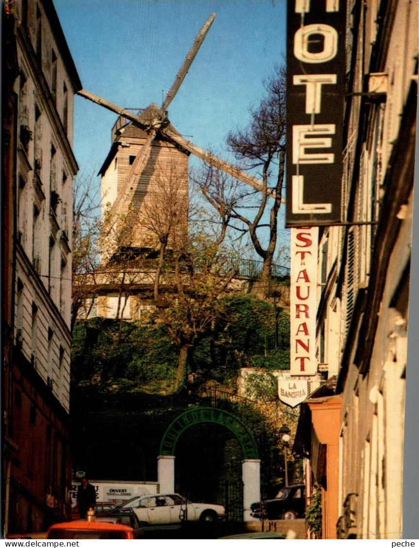 N°801 Z -cpsm Paris -moulin De La Galette- - Windmühlen