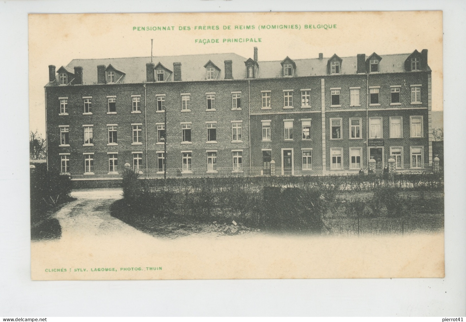 BELGIQUE - HAINAUT - MOMIGNIES - Pensionnat Des Frères De Reims - Façade Principale - Momignies