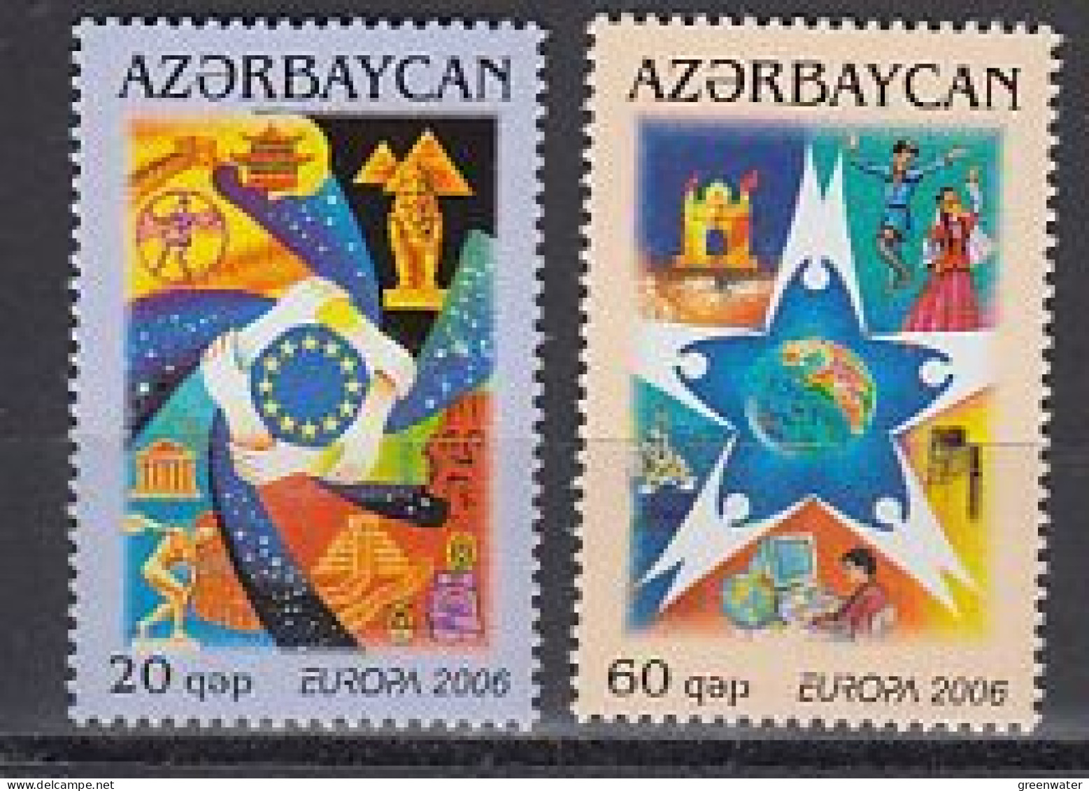 Europa Cept 2006 Azerbaijan 2v  ** Mnh (59469) - 2006