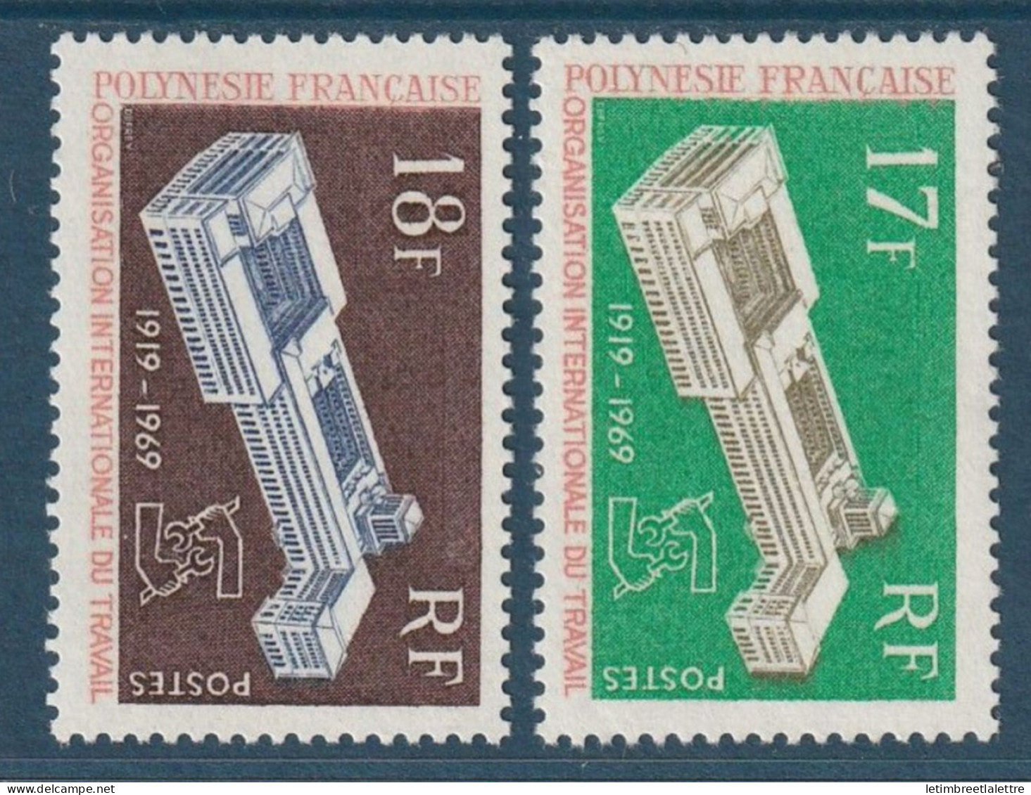 Polynésie - YT N° 70 Et 71 ** - Neuf Sans Charnière - 1969 - Ungebraucht