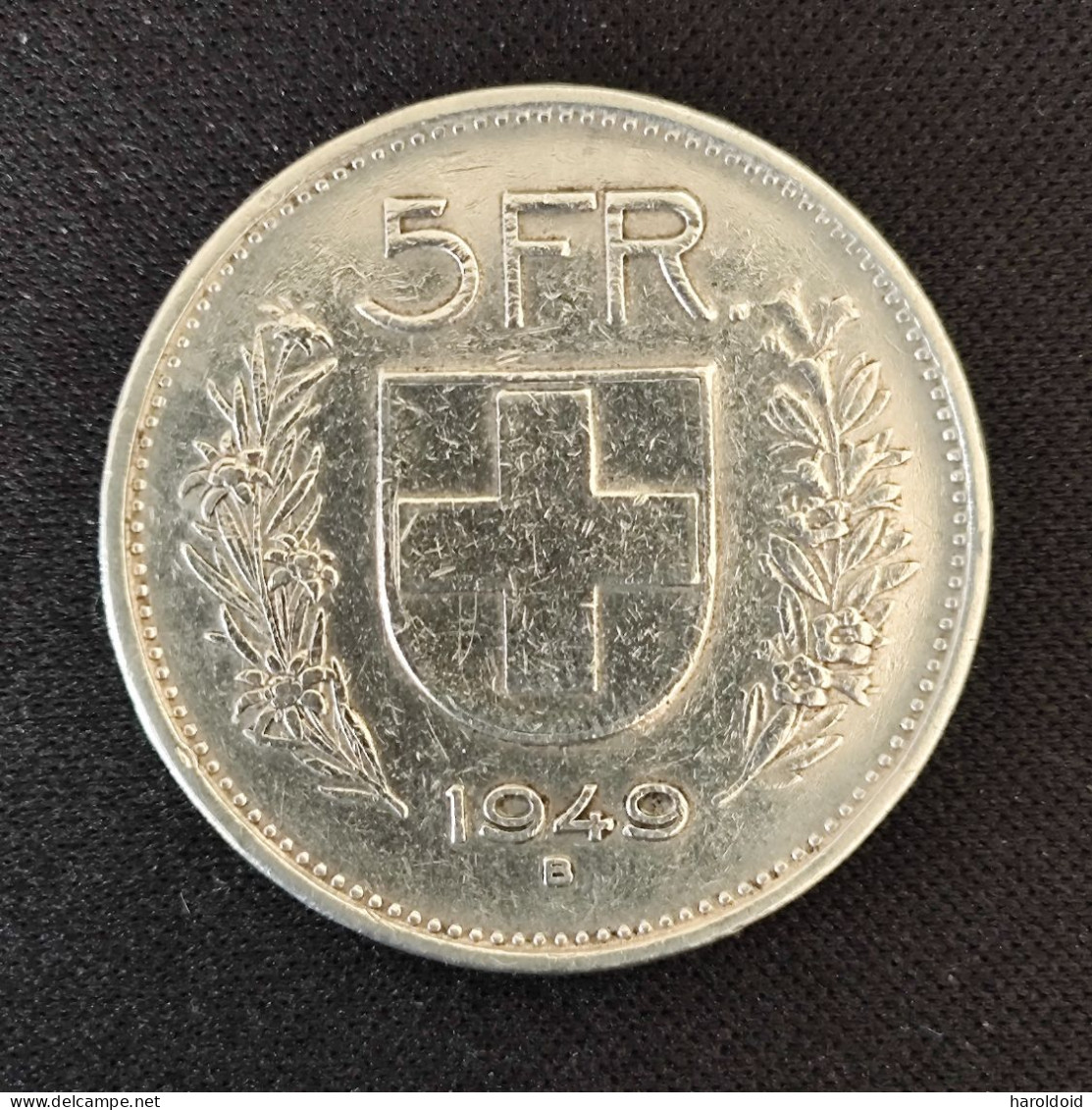 SUISSE - 5 FRANCS 1949 - 5 Franken