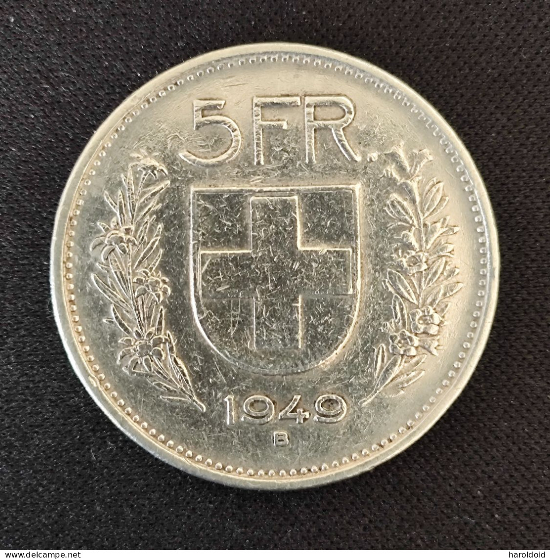 SUISSE - 5 FRANCS 1949 - 5 Francs