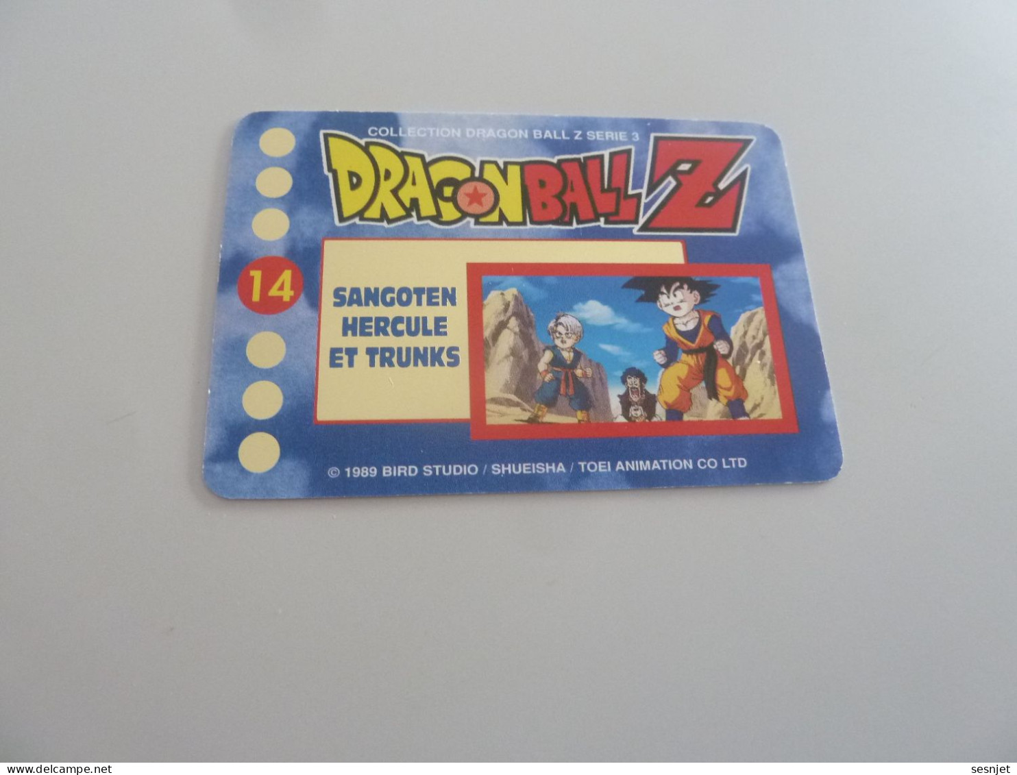 Dragon Ball Z - Série 3 - N° 14 - Sangoten Hercule Et Trunks - Editions Bird Studio -  Année 1989 - - Dragonball Z