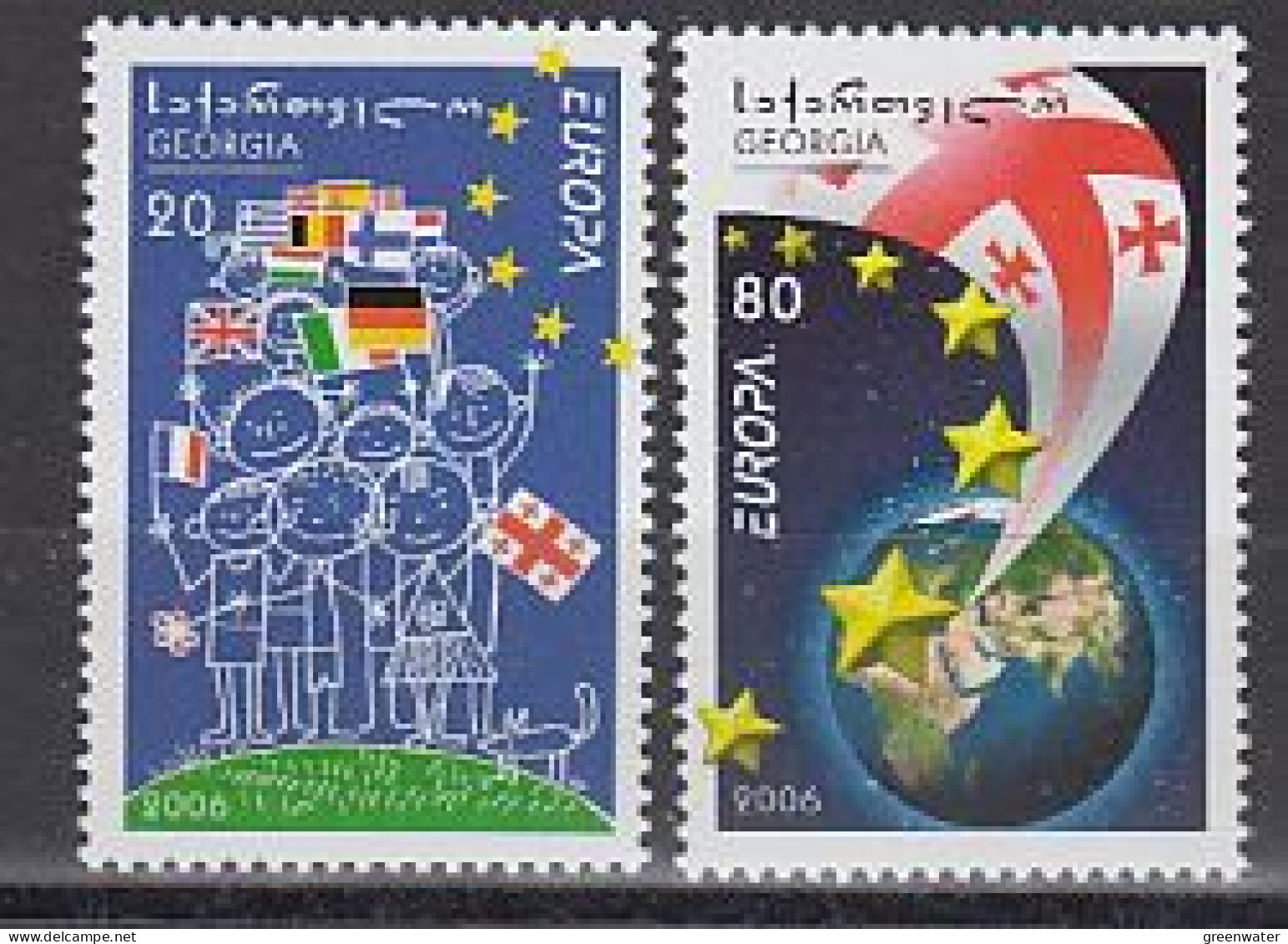 Europa Cept 2006 Georgia 2v  ** Mnh (59469A) - 2006