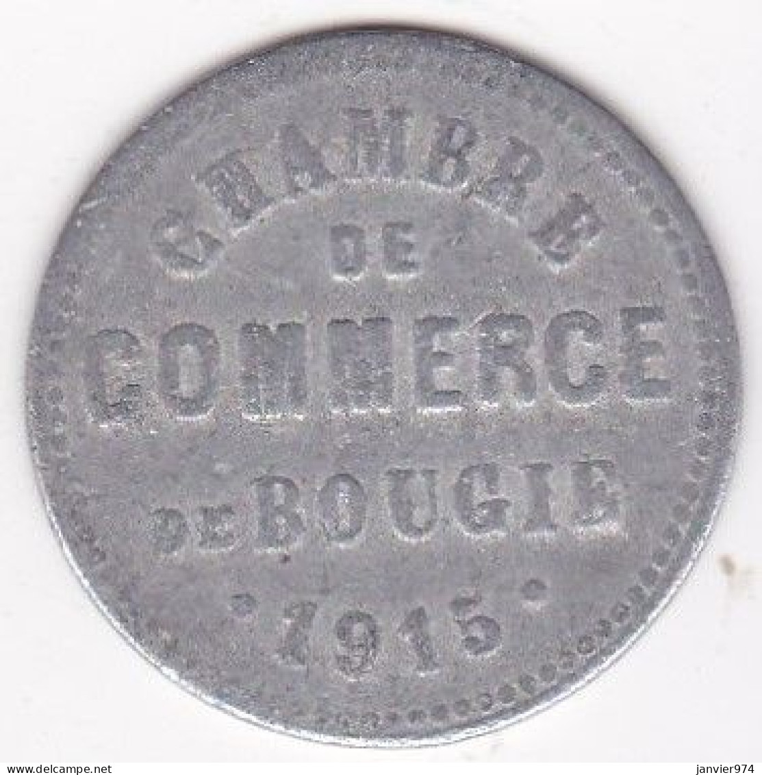 Algérie, Chambre De Commerce De Bougie, 10 Centimes 1915, En Aluminium, Lec # 238 - Algérie