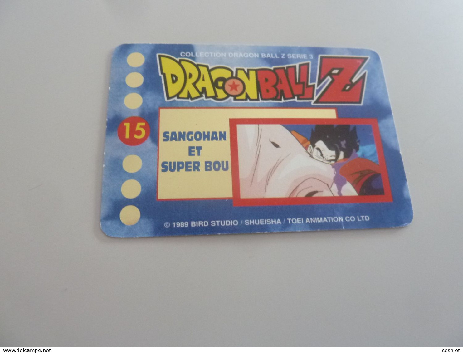 Dragon Ball Z - Série 3 - N° 15 - Super Bou Et Sangohan - Editions Bird Studio -  Année 1989 - - Dragonball Z